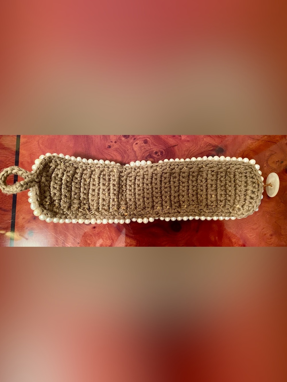 Amedeo NYC Pearl Cluster & Cameo Woven Bracelet - Picture 9 of 9